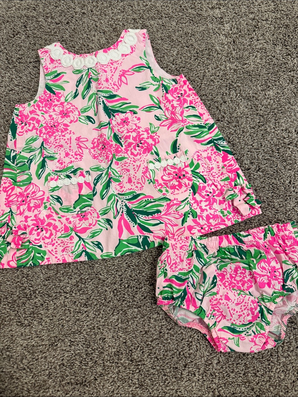 Lilly Pulitzer Baby Dress & Bloomers Set